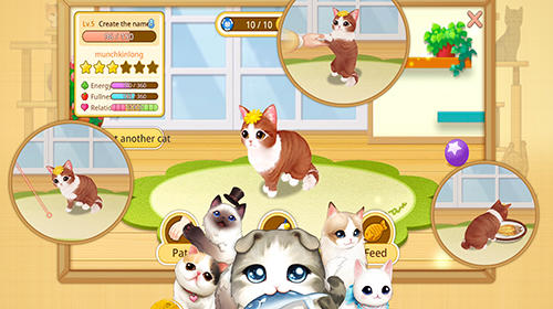 Line cat cafe - Android game screenshots.