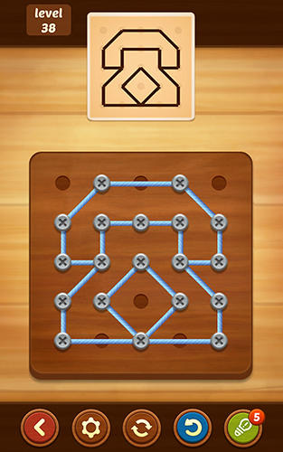 Line puzzle: String art - Android game screenshots.