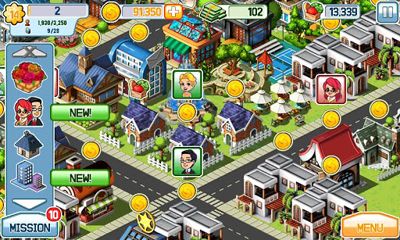 Gameplay of the Little Big City for Android phone or tablet.