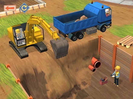 Gameplay of the Little builders for Android phone or tablet.
