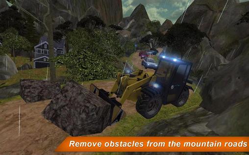 Gameplay of the Loader and dump truck hill sim 2 for Android phone or tablet.