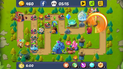Gameplay of the LoL defender for Android phone or tablet.