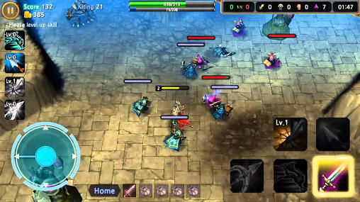 Gameplay of the LOL: Last attack global for Android phone or tablet.