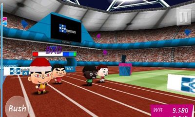 Gameplay of the London 2012 100m for Android phone or tablet.