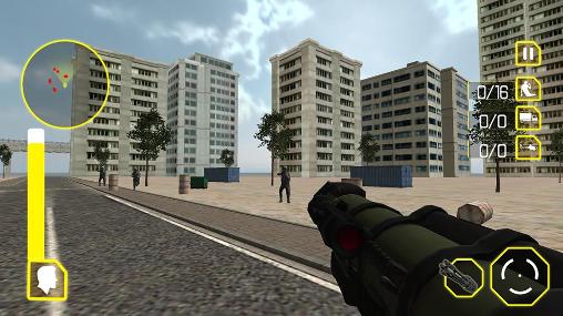 Gameplay of the Lone striker 3D for Android phone or tablet.