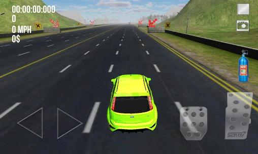 Gameplay of the Long road traffic racing 3D for Android phone or tablet.