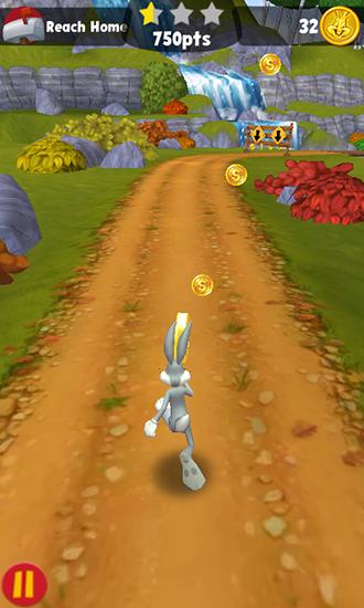 Gameplay of the Looney tunes: Dash! for Android phone or tablet.