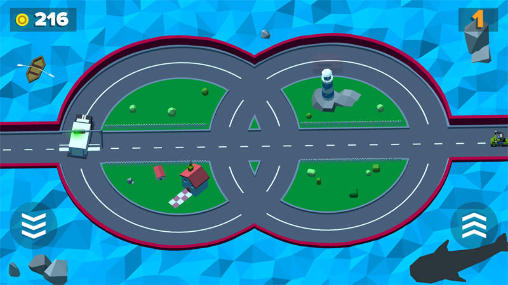 Gameplay of the Loop drive 2 for Android phone or tablet.