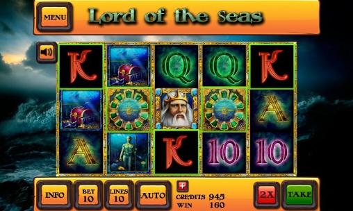 Gameplay of the Lord of the seas: Slot for Android phone or tablet.