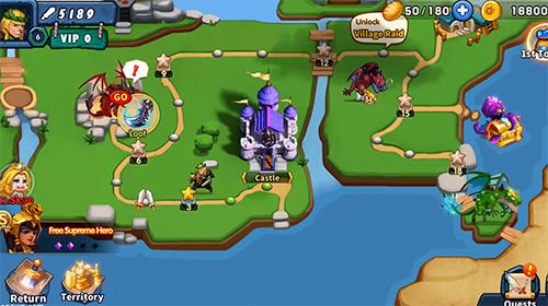 Lords of dragons - Android game screenshots.