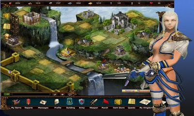 Gameplay of the Lords At War for Android phone or tablet.