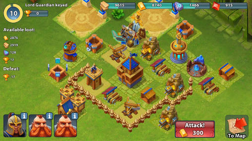 Gameplay of the Lords of magic: Fantasy war for Android phone or tablet.