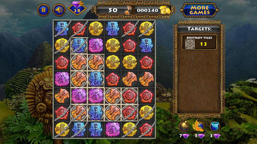 Gameplay of the Lost inca gold for Android phone or tablet.