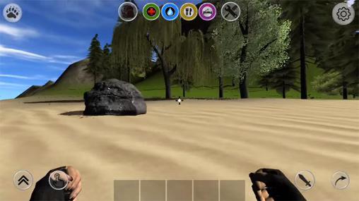 Gameplay of the Lost world: Rust survival for Android phone or tablet.