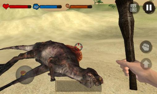 Gameplay of the Lost world: Survival simulator for Android phone or tablet.