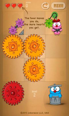 Gameplay of the Love Gears for Android phone or tablet.