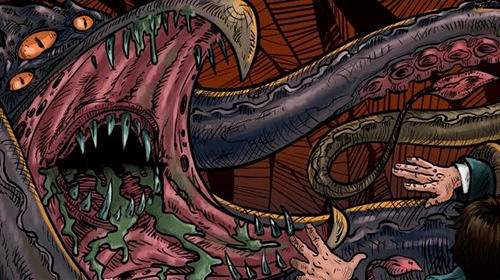 Lovecraft quest: A comix game - Android game screenshots.
