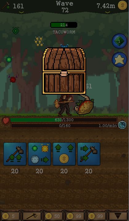 Lumberjack Attack! - Idle Game - Android game screenshots.