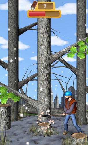 Gameplay of the Lumberjack for Android phone or tablet.