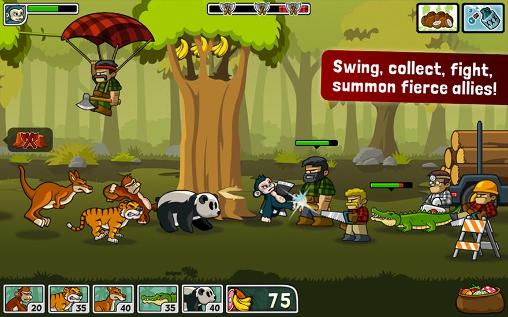 Gameplay of the Lumberwhack: Defend the wild for Android phone or tablet.