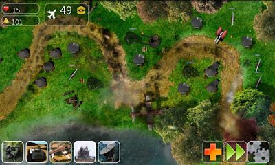 Gameplay of the Lush Tower Defense for Android phone or tablet.