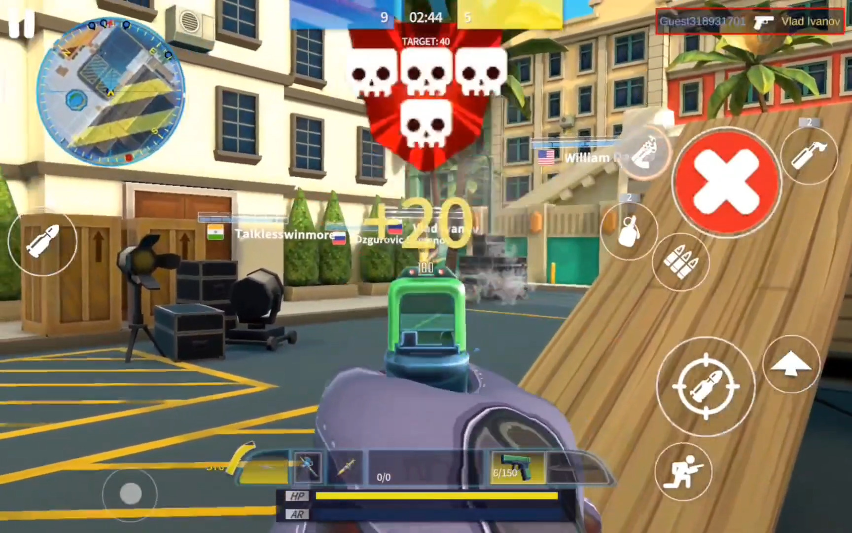 M-Gun: Online Shooting Games - Android game screenshots.