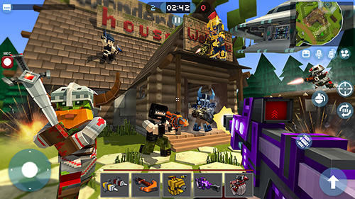Mad gunz: Online shooter - Android game screenshots.