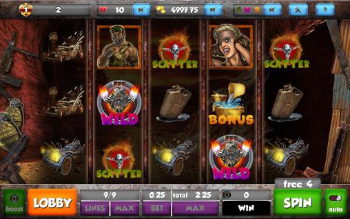 Gameplay of the Mad future: Slots for Android phone or tablet.