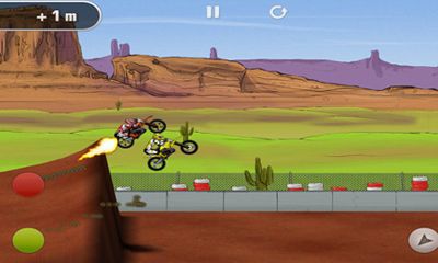 Gameplay of the Mad Skills Motocross for Android phone or tablet.