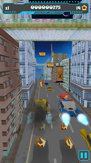Gameplay of the Mad taxi for Android phone or tablet.