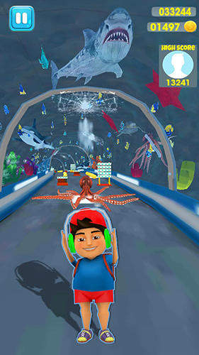 Madness rush runner: Subway and theme park edition - Android game screenshots.