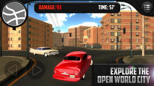Gameplay of the Mafia: Driving menace for Android phone or tablet.