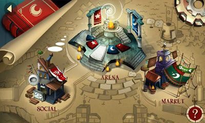 Gameplay of the Mage Strike for Android phone or tablet.