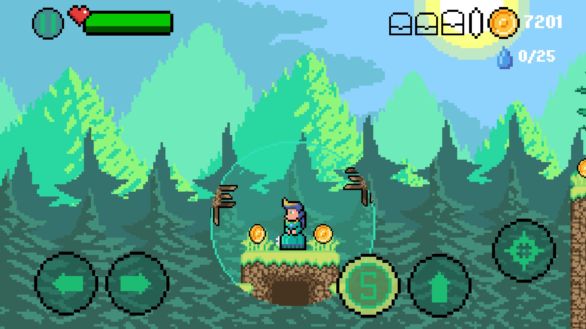 Magic Forest : 2D Adventure - Android game screenshots.