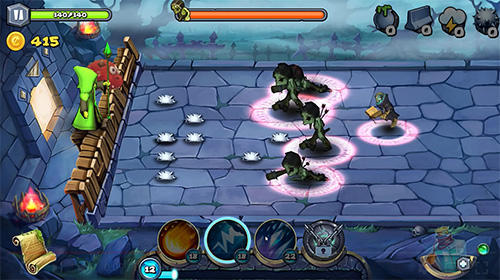 Magic siege: Defender - Android game screenshots.