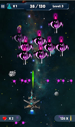 Magic star spaceship - Android game screenshots.