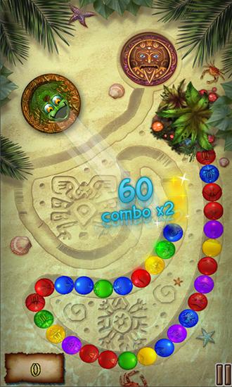 Gameplay of the Magic marbles for Android phone or tablet.