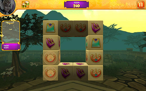 Gameplay of the Mahjong fairy tiles for Android phone or tablet.
