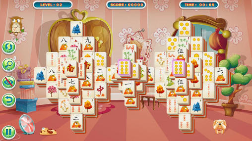 Gameplay of the Mahjong master HD for Android phone or tablet.