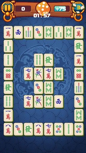 Gameplay of the Mahjong solitaire arena for Android phone or tablet.