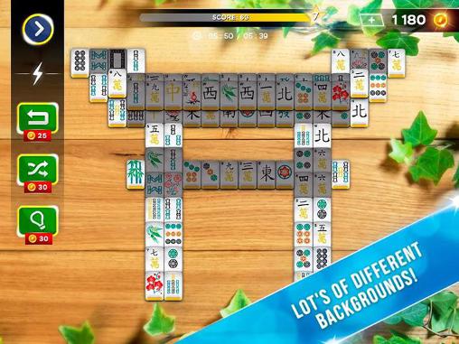 Gameplay of the Mahjong solitaire Dragon for Android phone or tablet.