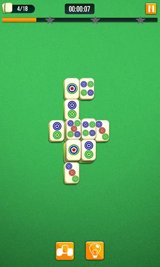 Gameplay of the Mahjong to go: Classic game for Android phone or tablet.