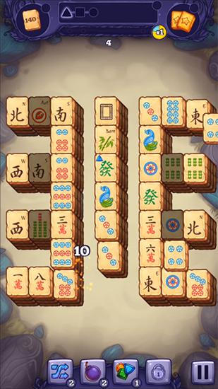 Gameplay of the Mahjong: Treasure quest for Android phone or tablet.