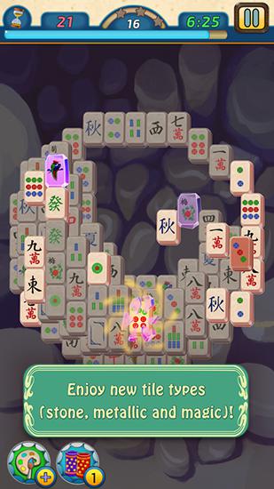 Gameplay of the Mahjong village for Android phone or tablet.