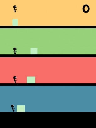 Gameplay of the Make them jump for Android phone or tablet.
