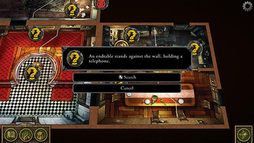 Gameplay of the Mansions of madness for Android phone or tablet.