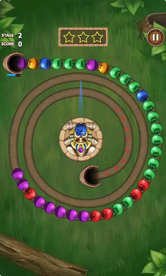 Gameplay of the Marble king for Android phone or tablet.
