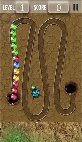 Gameplay of the Marble shoot: Legend for Android phone or tablet.
