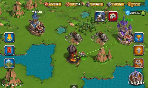 Gameplay of the March for glory for Android phone or tablet.