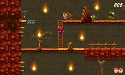 Gameplay of the Marv The Miner 3: The Way Back for Android phone or tablet.